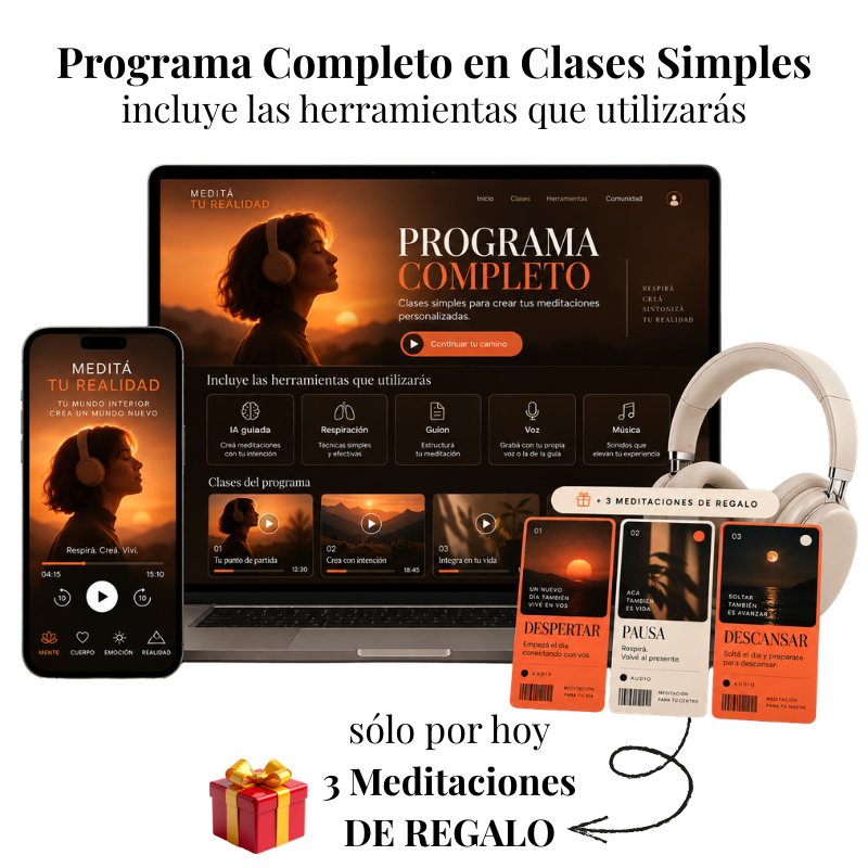 Medita tu Realidad + 3 Regalos